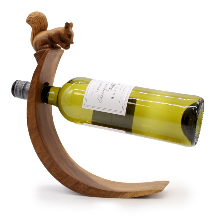 Lesen nosilec za vino iz suar lesa – veverica